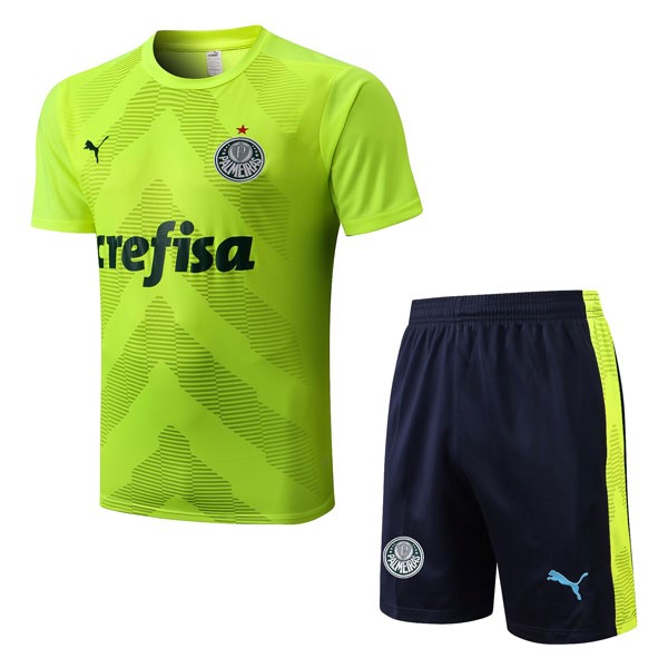Camiseta Entrenamiento Palmeiras Conjunto Completo 2022 2023 Verde